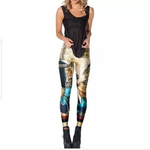 lotus leggings egyptian print